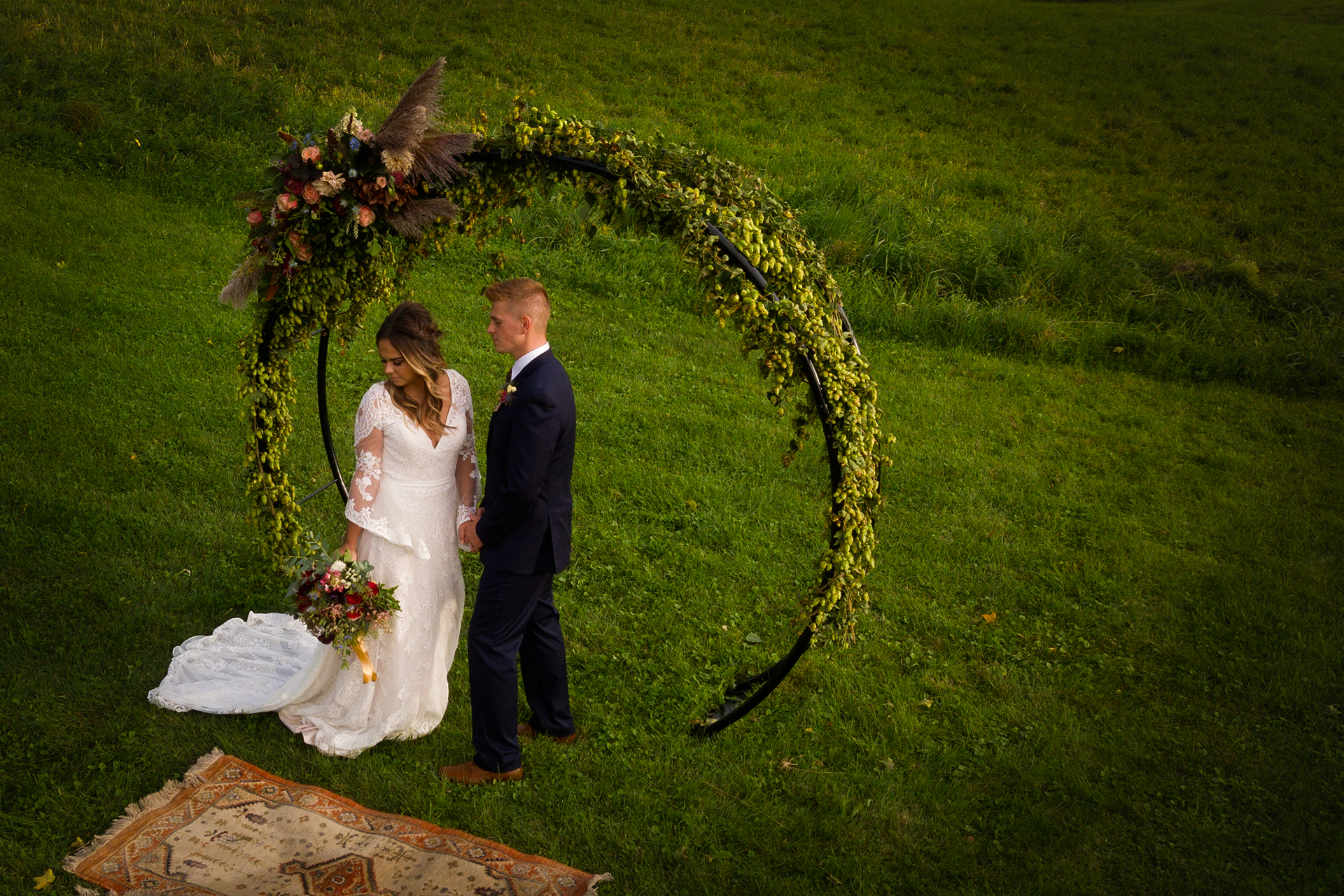 At the Alter close